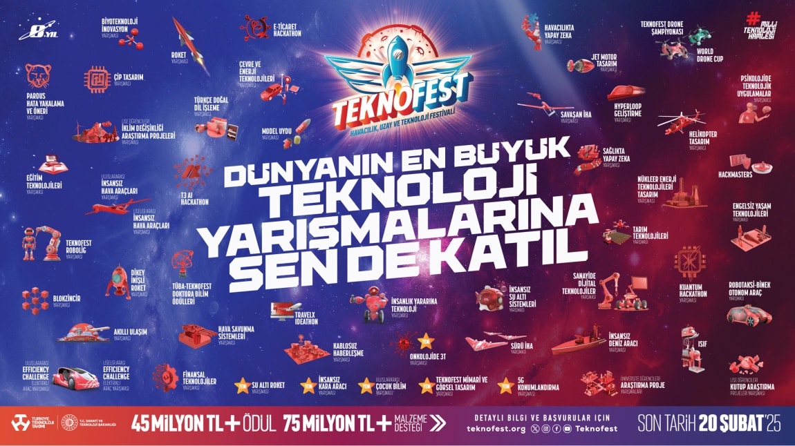 TEKNOFEST BAŞVURULARI BAŞLADI